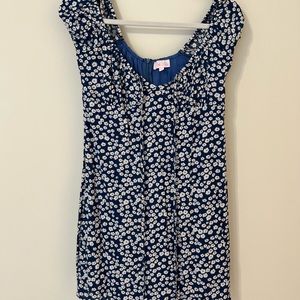 Pink Lily Floral Mini Dress